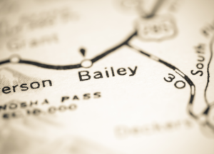 Bailey, Colorado map